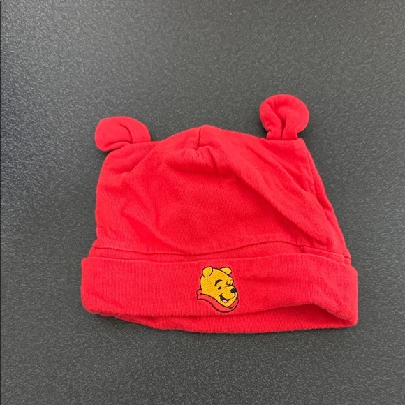 Disney Red Winnie the Pooh baby Hat - Picture 1 of 2